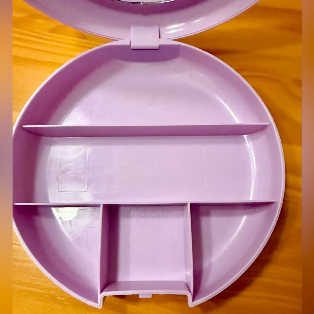 Caboodles Purple Makeup Organizer with Multiple Compartments